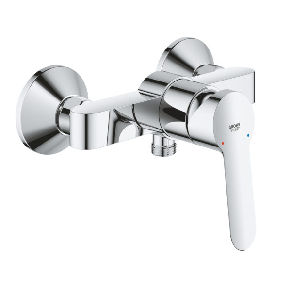 GROHE BauEdge Single Lever Shower Mixer, 2363610F, Starlight Chrome Finish