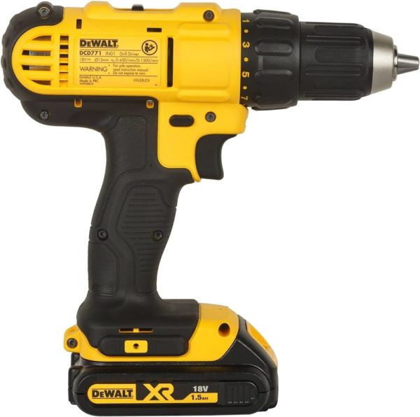 DEWALT DCD771S2-GB XR Li-ion Compact Drill Driver 18v