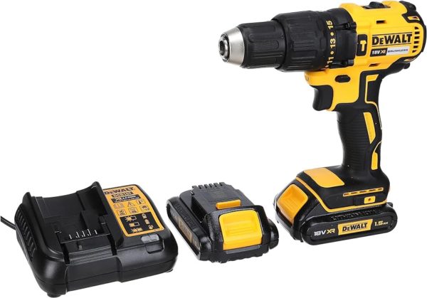 DEWALT DCD778S2-GB XR Li-ion Brushless Compact Hammer Drill 1.5ah 18v