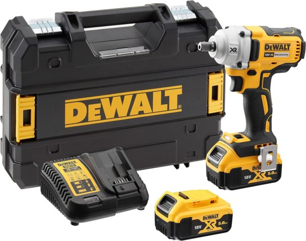 DEWALT DCF894P2-GB Cordless Impact Wrench 18v 5.0ah With 2 Battery & Charger