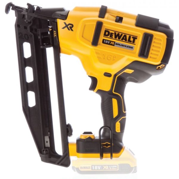 DEWALT Dcn680d2 XR Brushless Straight Second Fix Finish Nailer 18 Gauge 18v