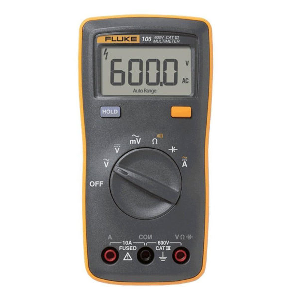 FLUKE 106 PALM-SIZED DIGITAL MULTIMETER – 600V