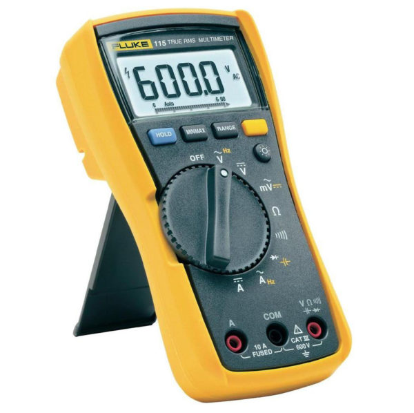 FLUKE 115 TRUE RMS FIELD SERVICE TECHNICIANS MULTIMETER – 600VAC/DC