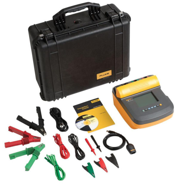 FLUKE 1555-KIT 10KV INSULATION RESISTANCE TESTER KIT; 250V – 10000V