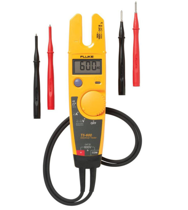 FLUKE T5-600 VOLTAGE; CONTINUITY AND CURRENT TESTER