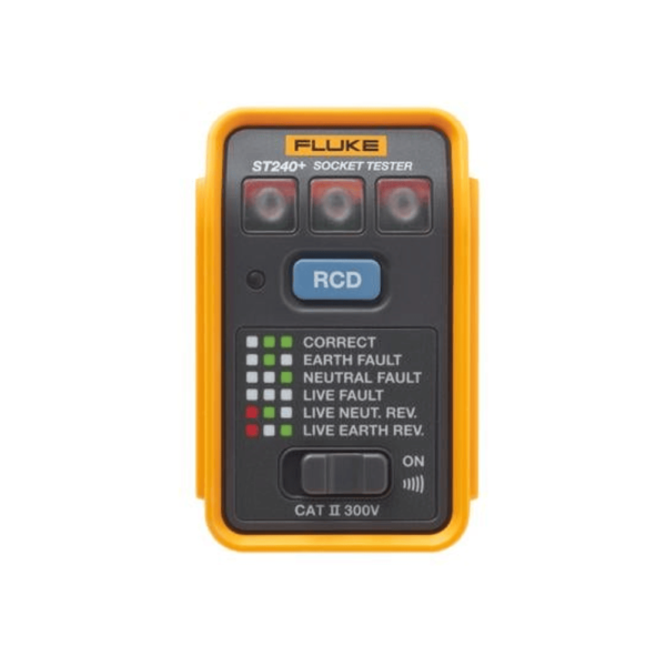 FLUKE ST240+/UK 230V RCD SOCKET TESTER WITH BEEPER